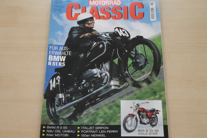 Deckblatt Motorrad Classic (05/2002)